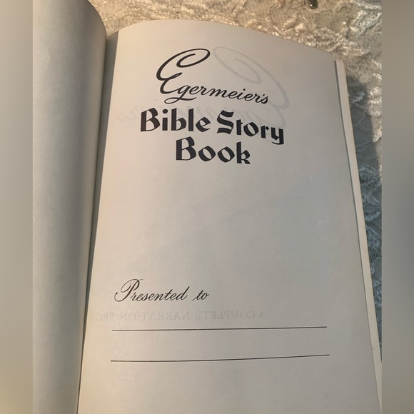 Egermeier's Bible Story Book (revised) Vintage 1955 Revised Edition w/ Dustcover - Picture 12 of 14
